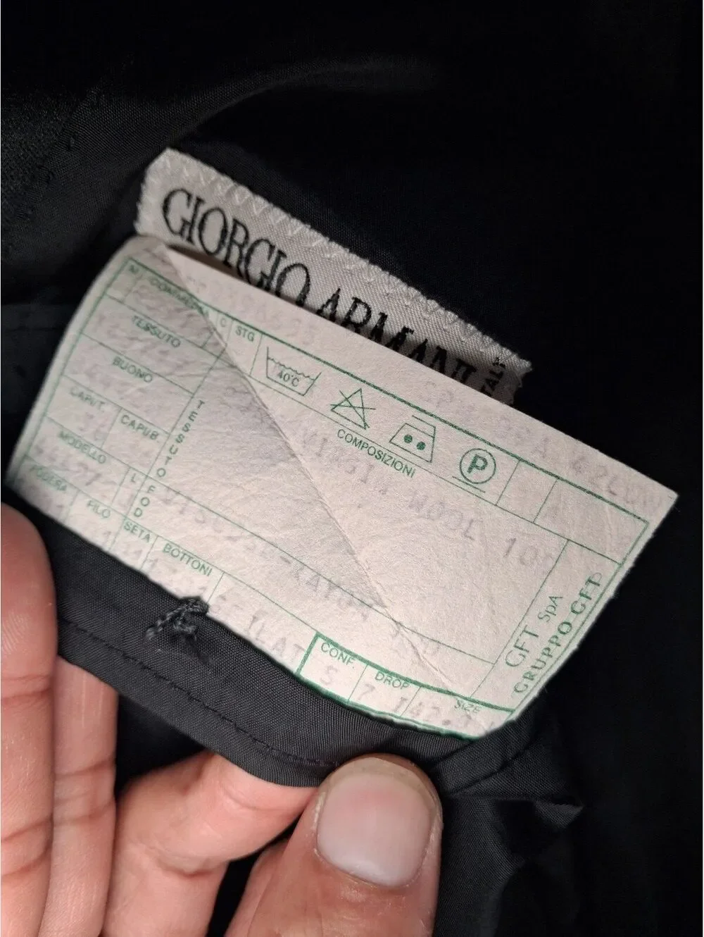 Giorgio Armani Black Men's Tuxedo Jacket and Pants